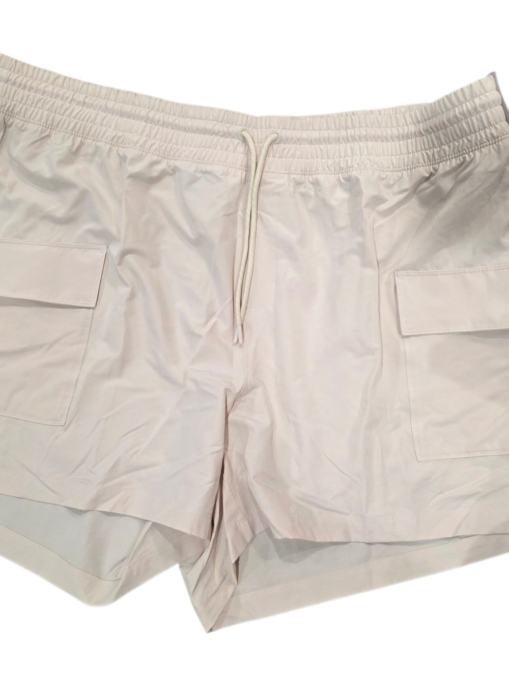 Old Navy Beige Elastic Waist Cargo Shorts